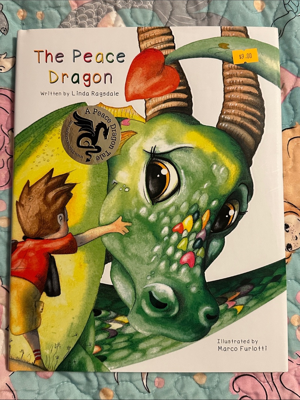 The Peace Dragon – Green Children's Picture Book by